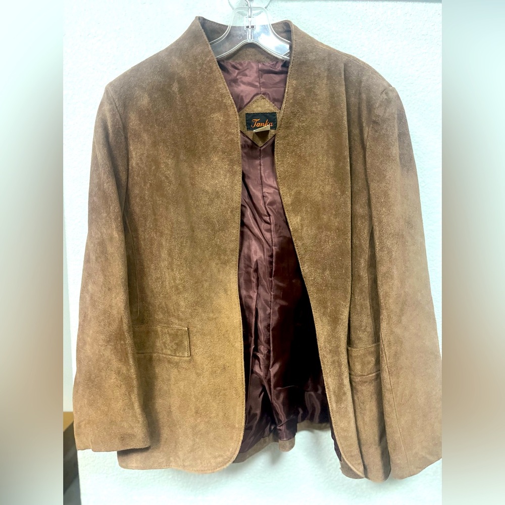 Vintage Tanka genuine leather jacket